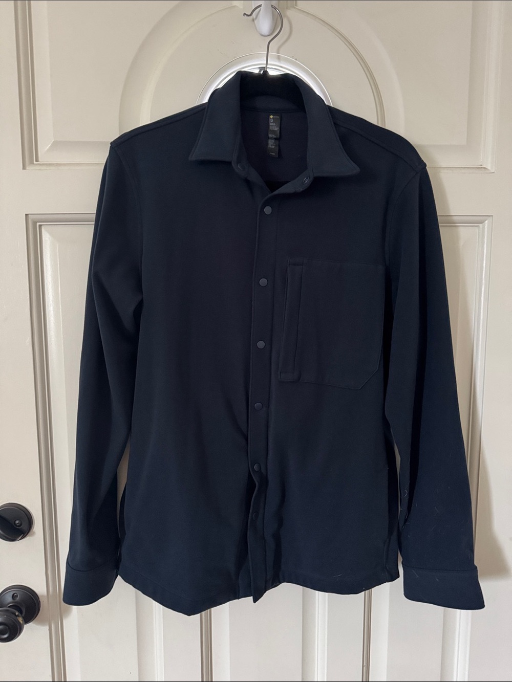 Zella sierra fleece shirt jacket Men navy blue Small
